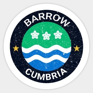 Barrow - Cumbria Flag Sticker